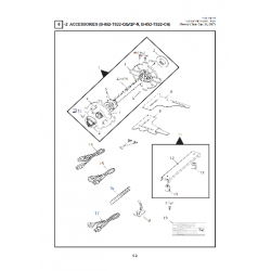Vue éclatée Imprimante B-852R Accessoires