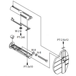 BSX4T SUPPLY HOLDER ASS'Y