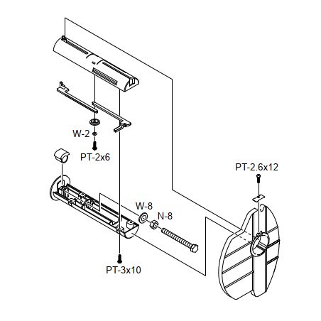 BSX4T SUPPLY HOLDER ASS'Y