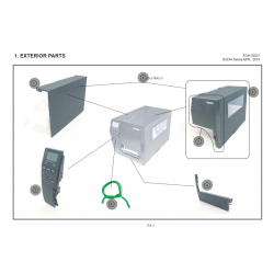 Vue éclatée pièces détachées Imprimante B-EX4 T1 Extérieur 1/1