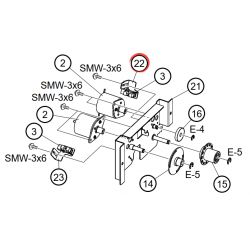 SLIT SENSOR MOUNTIN PLATE FEED
