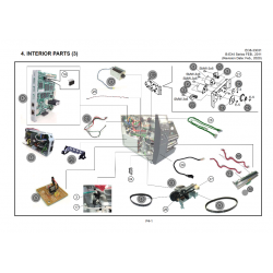 Vue éclatée pièces détachées Imprimante B-EX4 T1 Intérieur 3/3