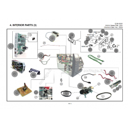 Vue éclatée pièces détachées Imprimante B-EX4 D2 Intérieur 3/3