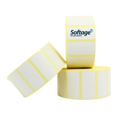 Rouleau de 2580 étiquettes 51X25mm thermique mandrin 25mm Ø127mm