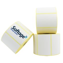 Rouleau de 1370 étiquettes 76x51mm thermique mandrin 25mmØ127mm