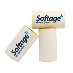 Rouleau de 300 étiquettes 76x51mm thermique diamètre du rouleau 66mm