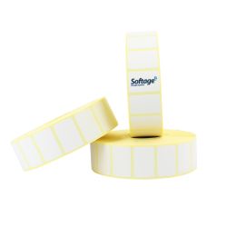 Rouleau de 2500 étiquettes 30x20mm thermique mandrin 25mm Ø106mm