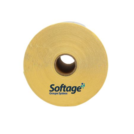 Rouleau de 1520 étiquetttes 102x48mm velin mandrin 25mm Ø127