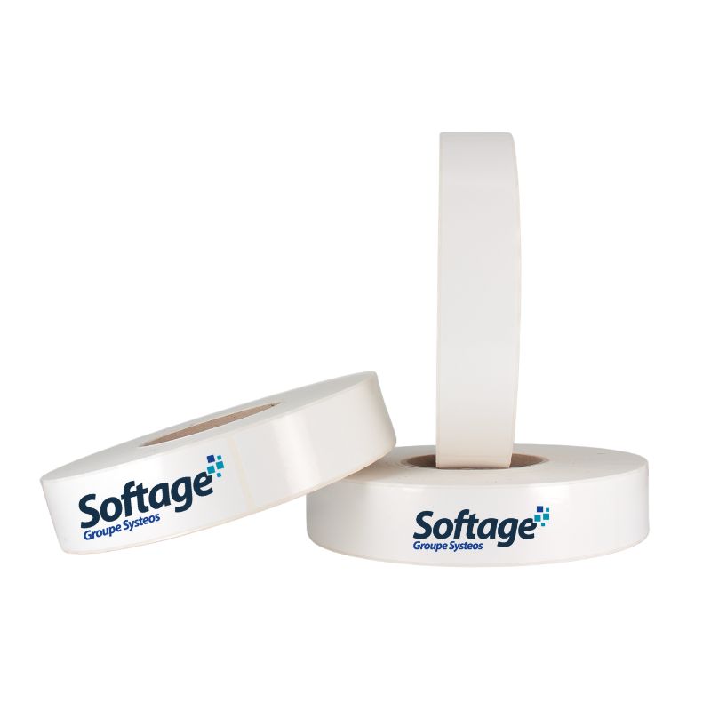 Rouleau de 800 Etiquettes 35x200mm Polypro renforcé mandrin 76mm Ø 200mm Rouleau de 800 Etiquettes 35x200mm Polypro renforcé mandrin 76mm Ø 200mm
