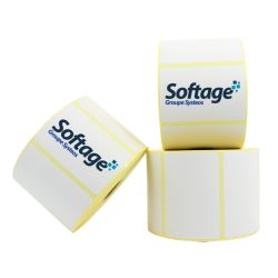 Rouleau de 1370 étiquetttes 76x51mm thermique mandrin 25mm Ø127