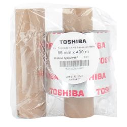Ruban Cire AW6F 66mm - 400m - Imprimante TOSHIBA