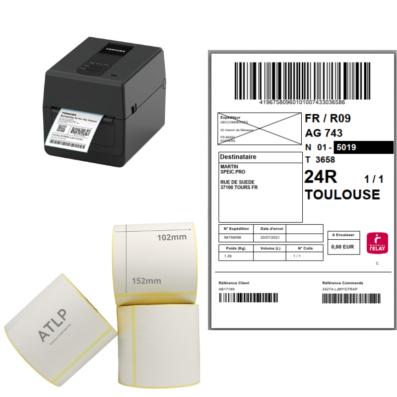 Pack Imprimante et étiquettes Mondial Relay Pack Imprimante et étiquettes Mondial Relay