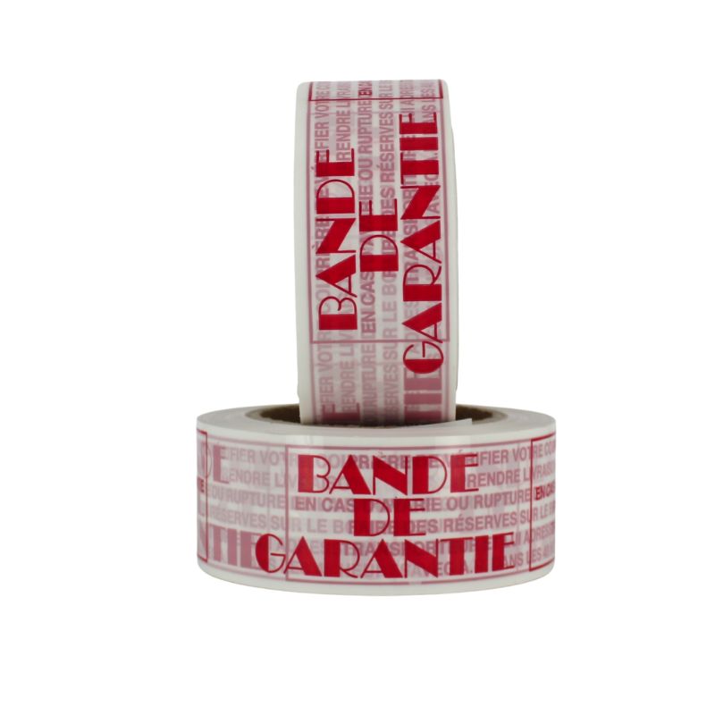 Ruban adhésif 48x100 polypropylène 32µ Bande de Garantie Ruban adhésif 48x100 polypropylène 32µ Bande de Garantie