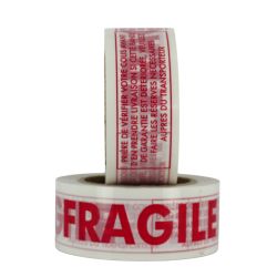 Ruban adhésif 48x100 polypropylène 32µ Fragile ATLP