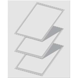 Etiquette Duplex blanche paravent 101x152 Top/Top, boite de 4000 | Étiquettes imprimante thermique