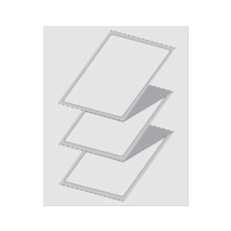 Etiquette Duplex blanche paravent 101x152 Top/Top, boite de 4000 | Étiquettes imprimante thermique