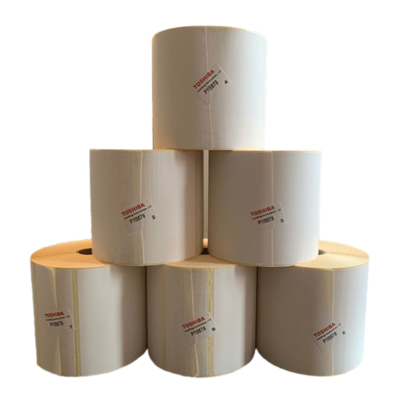 Etiquettes transfert thermique 100x50mm mandrin 76mm rouleau de 1578 étiquettes | Étiquettes imprimante thermique