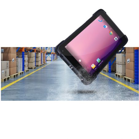 Tablette durcie Professionnel écran 8" 800x1280 batterie Li-ion 8,500mAh | Tablettes durcie