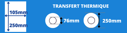 BL Versandetikett 105x250mm für Industriedrucker