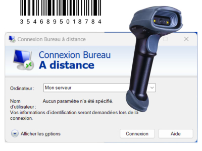 Optimisation de la douchette code-barres en Bureau à distance (RDP)